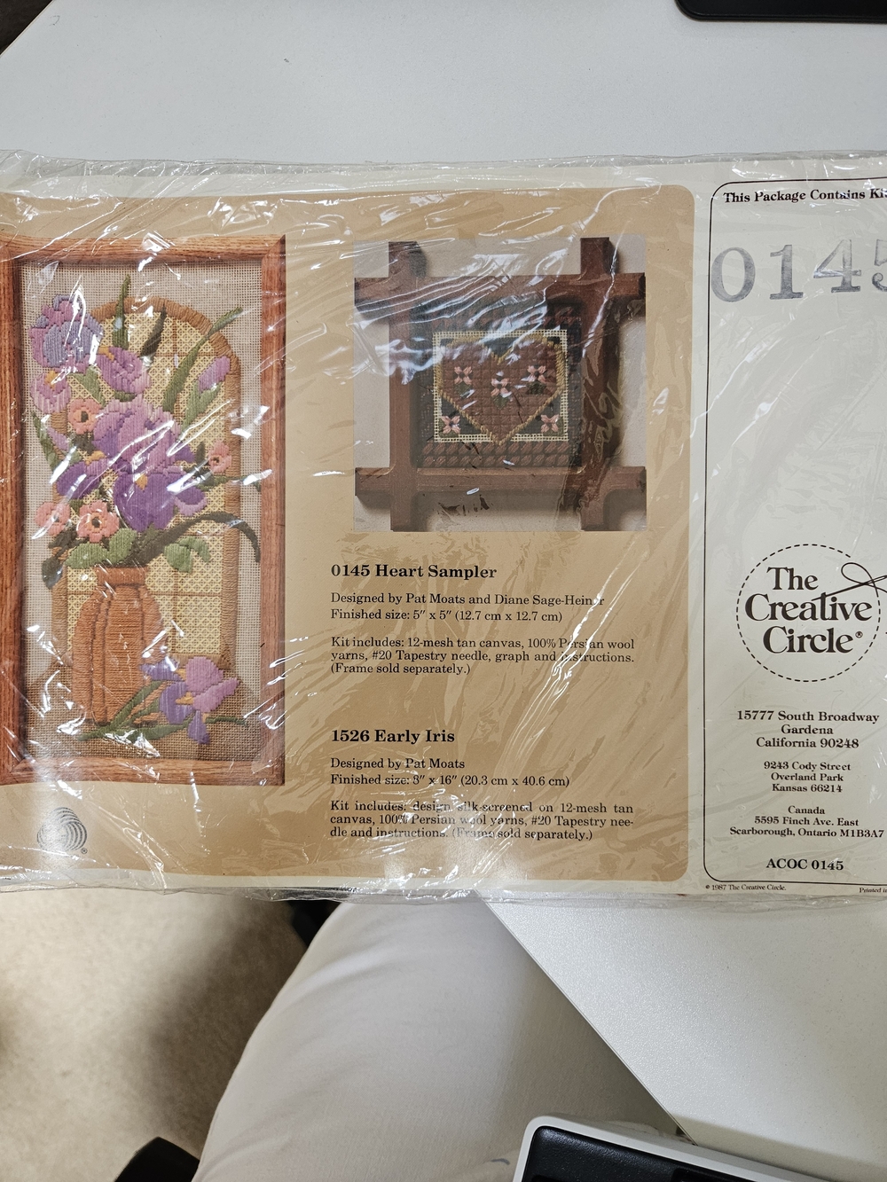 Heart Sampler Tapestry Kit 0145